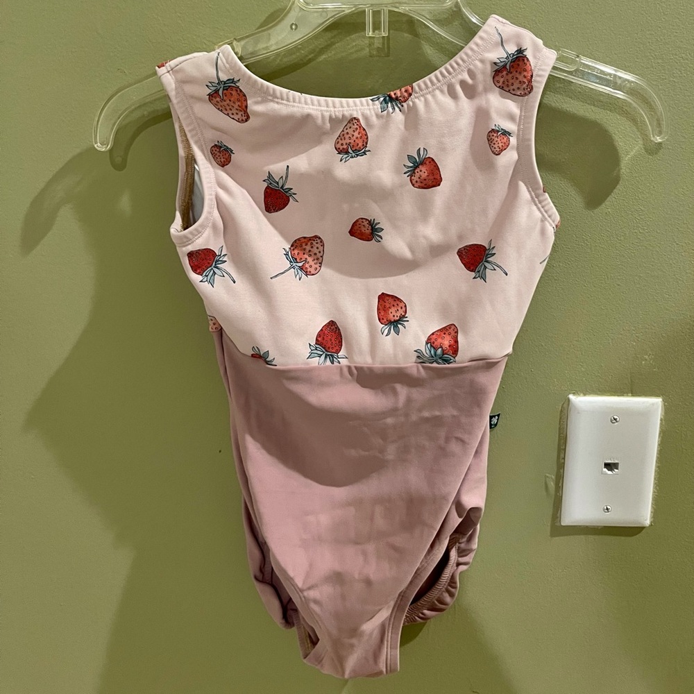 Strawberry patterned leotard